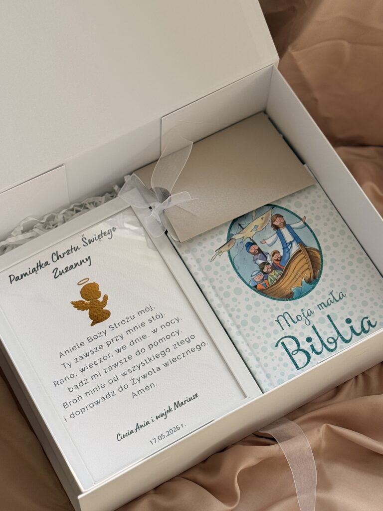 Box na Chrzest Święty jako elegancki prezent